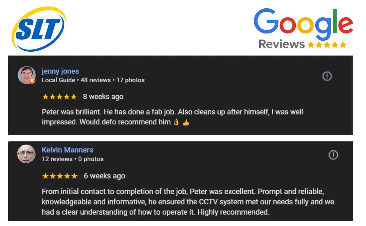 Google reviews